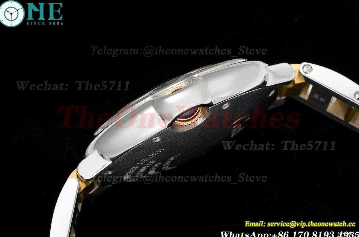 Ballon YG De Stk Bleu Wht 3KF Cartier A076 SS 36mm 0426